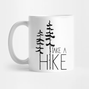 Take A Hike, black Mug